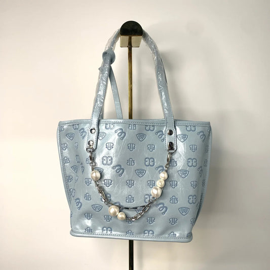 Pearl Embellished Chain Bag
